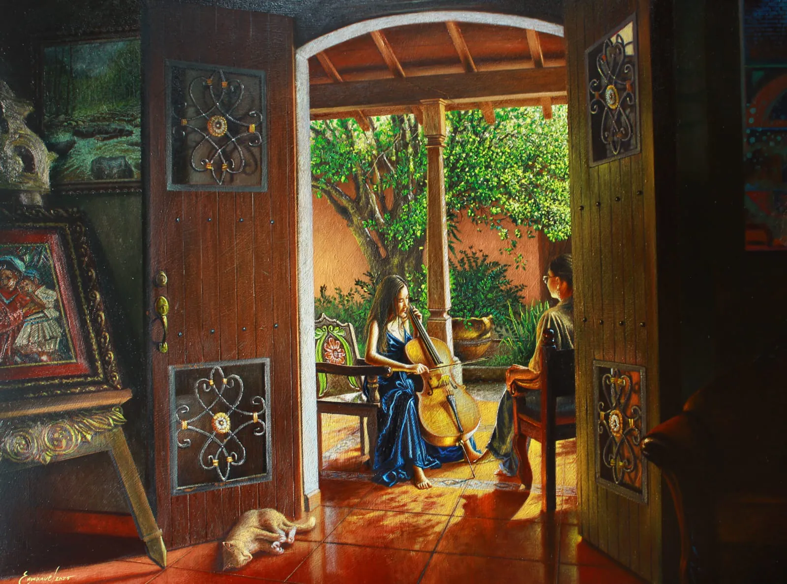 Obra Melodía al atardecer